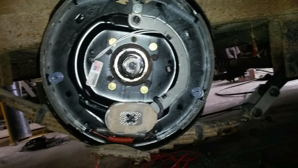 Dexter Right 12x2 4 & 5 Hole mounting Backing Plate Trailer Axle Brakes (K23-106-09)