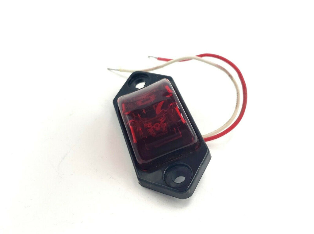 Kaper II 3-3/8" x 1-3/8" Red LED Clearance Marker Trailer Light P2 P3 Rated (L04-0038R)