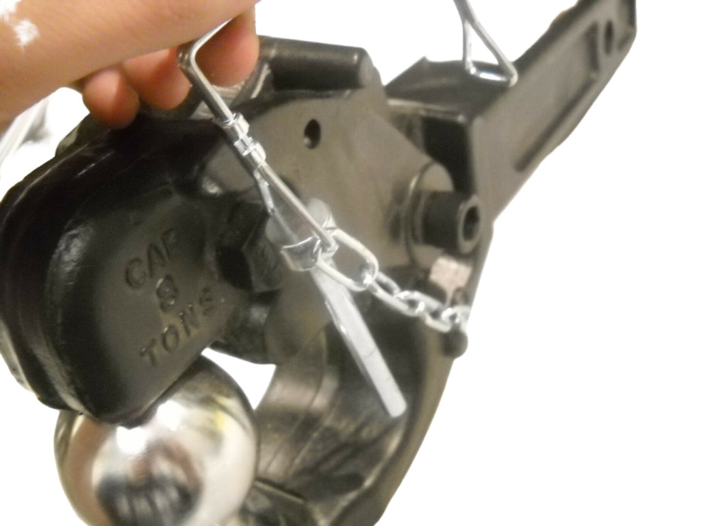 2" Ball Combination Pintle Hitch w/ Shank Trailer Pickup Truck 8 Ton Cap Trailer (ECS2)