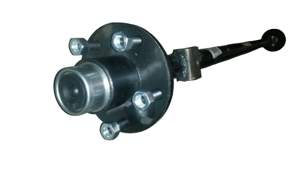 2000# Trailer Axle Tear Drop ATV Motorcycle Boat 63" Wide Hub Face 4 Lug Plus U-Bolt Kit (2000-63-4LUG-2025)