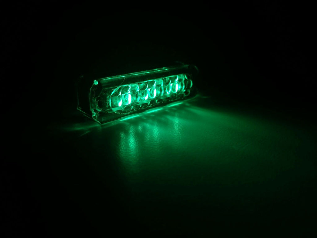 1 TecNiq Eon Motorcycle Jade Green LED Light w/Vertical Case Boat Accent Trailer (E03-JSV0-1)