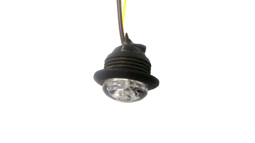 3/4" Amber Clear LED Clearance Marker Light Truck Trailer PC Rated Sidemarker (219-1500-1)