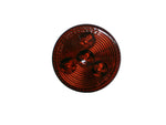 2" Red Round Sealed Clearance Marker Light 4 LED 3M Self Adhesive Back Mount  (J-15-SR)