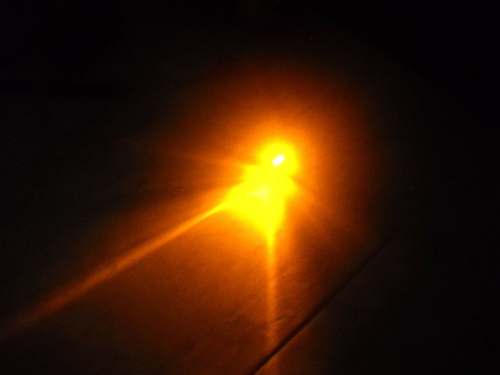 3/4" Amber Mini Hot Spot Bullet 1 LED Clearance Marker Trailer Truck Light (J-54-A)