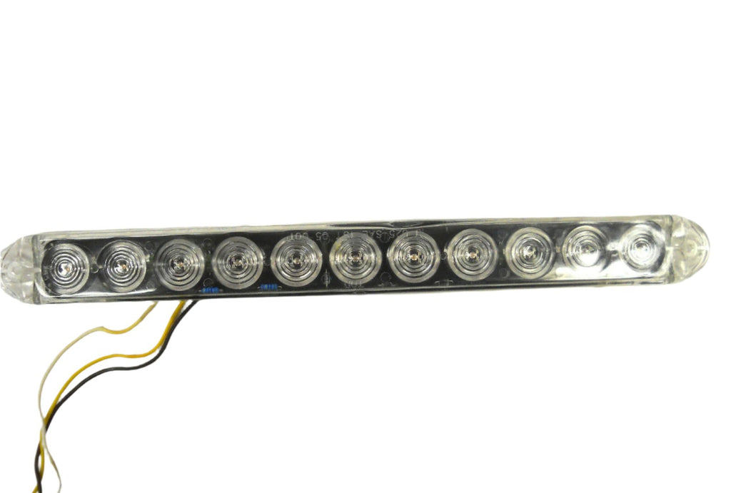 ONE - 15" Slimline LED Amber Clear Park Turn Tail Light Trailer Camper RV (J-535-AC)