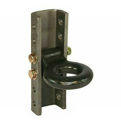 Heavy Duty Adjustable 2.5" Forged Pintle Ring with Channel 30000# 30K Heavy Duty (2374143E-XLC-KIT)
