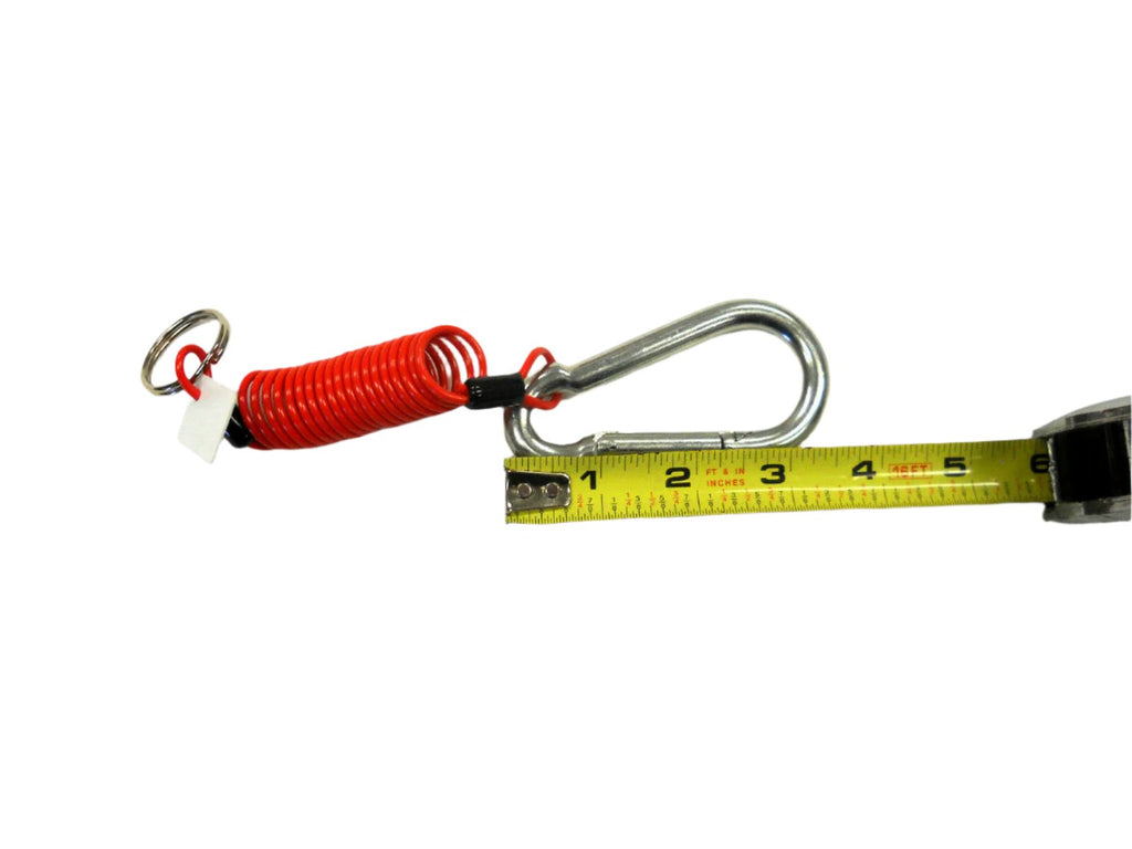 Fastway 4' Zip Trailer  Coiled Breakwaway Cable Truck Towing W/clip (80-01-2140)