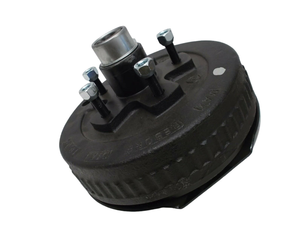 5 x 5.5 Right Side Brake Assembly Spindle Kit Stub End Unit Trailer Axle 3500 84 (STUB-84-555-DR)