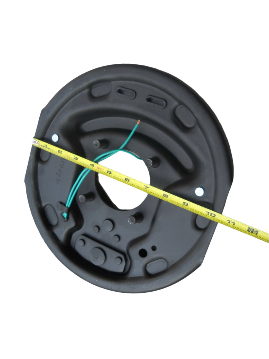 Pair Trailer Backing Plate Brake Electric 10" Fits Dexter Nev-R-Adjust 3500 Self (BK-10E-FSA-SET)