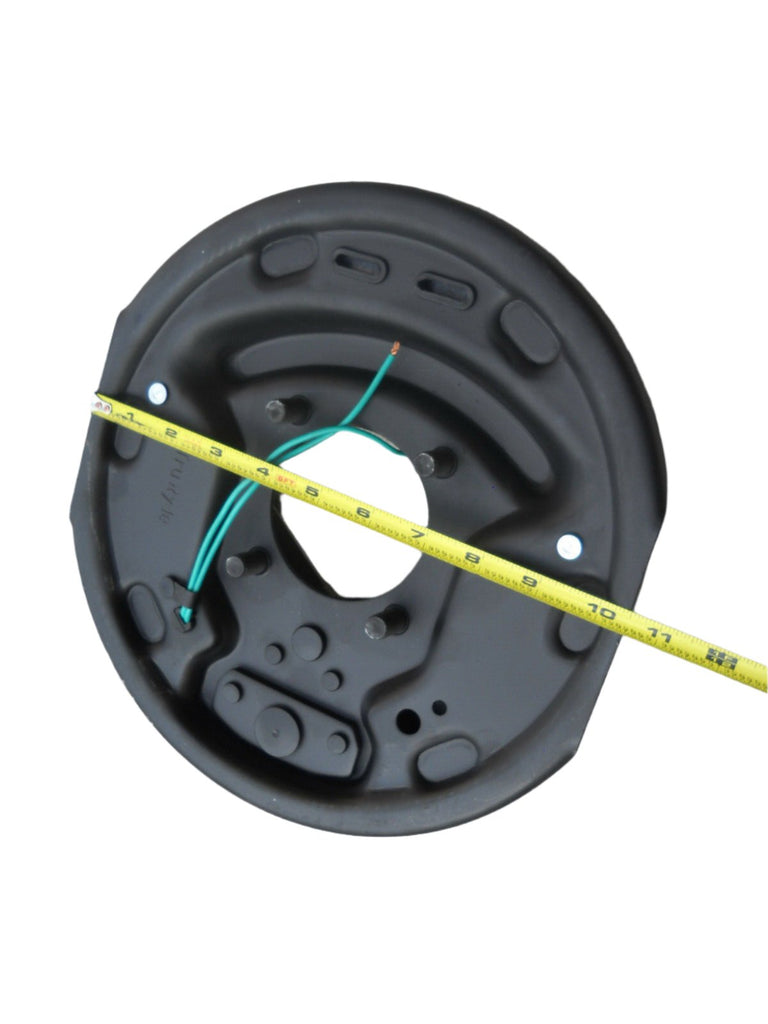 Pair Trailer Backing Plate Brake Electric 10" Fits Dexter Nev-R-Adjust 3500 Self (BK-10E-FSA-SET)