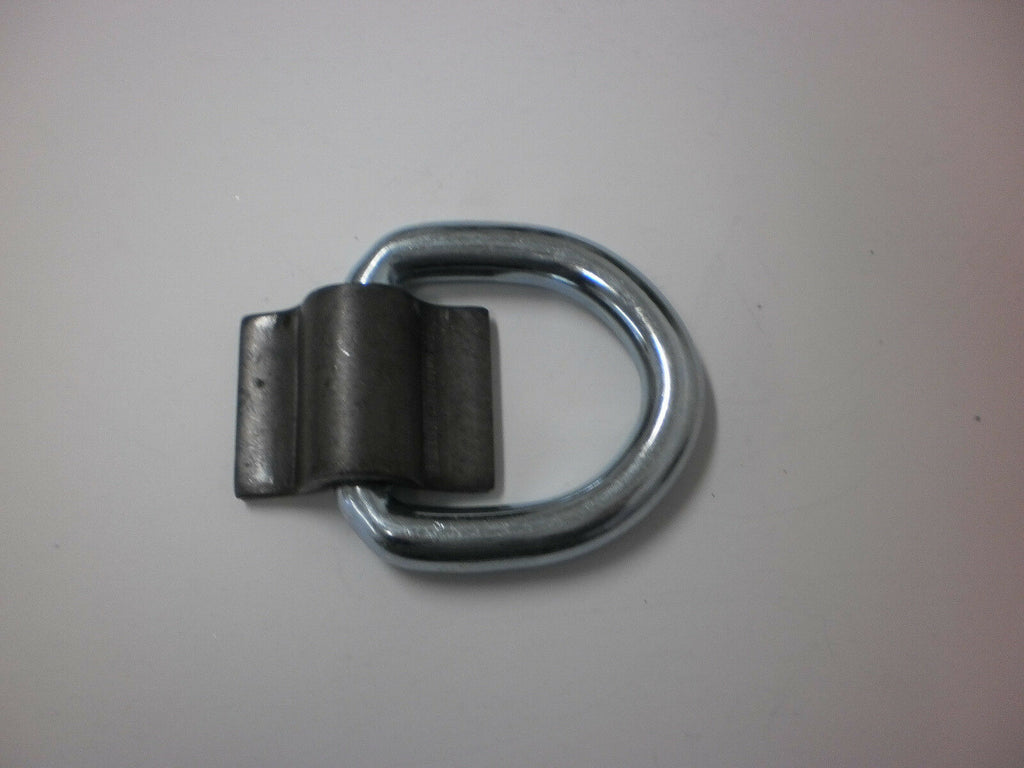 10 - 3/8" D Ring 5000# Weld On ATV Motorcycle Rope Tie Trailer Truck (WR15-LOTOF10)