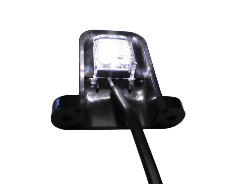 TecNiq LED License Plate Lamp Step Light Black Camper Trailer Map USA (L10-WB00-1)