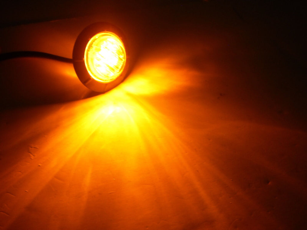 Maxxima M09400Y Amber LED 1-1/4" Marker Clearance Light (M09400Y)