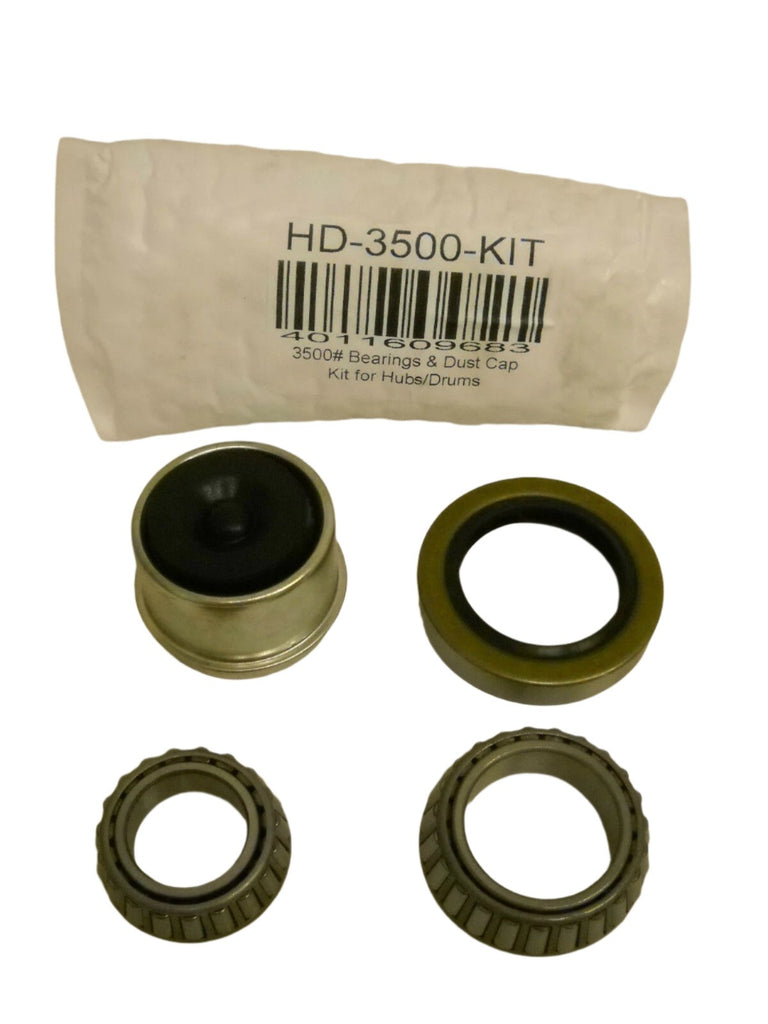 Build your own 3500# 5x4.5 Hubs Trailer Axle Kit with Round SP-20084 Spindles (BYOAK-84-H545-2.0R)