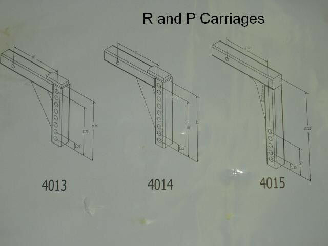 Adjustable Weight Distribution Trailer Hitch Shank 8-3/4" Drop Solid Steel 4015 (DSB9)