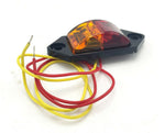 Kaper II 3-3/8" x 1-3/8" Red/Yellow LED Fender Marker Trailer Light P2 P3 Rated (L04-0038AR)