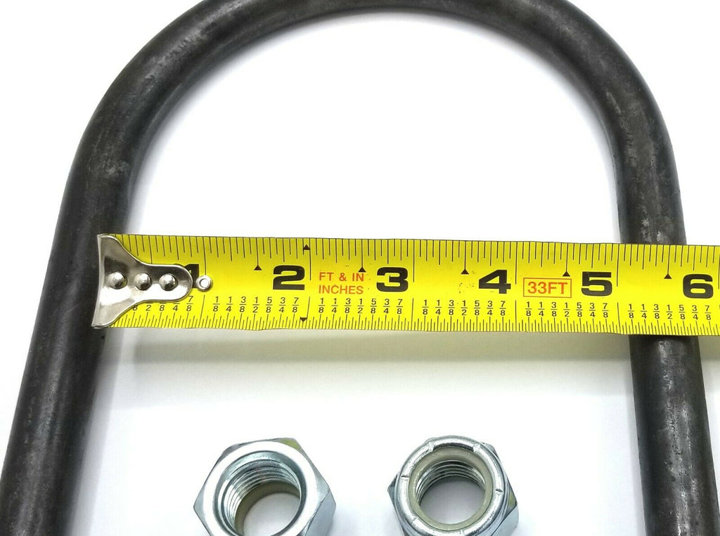 One Dexter U Bolt with Nuts for 12k 15k Round Trailer Axle 5 x 9-3/4 x 3/4 Dia (11-70-KIT)