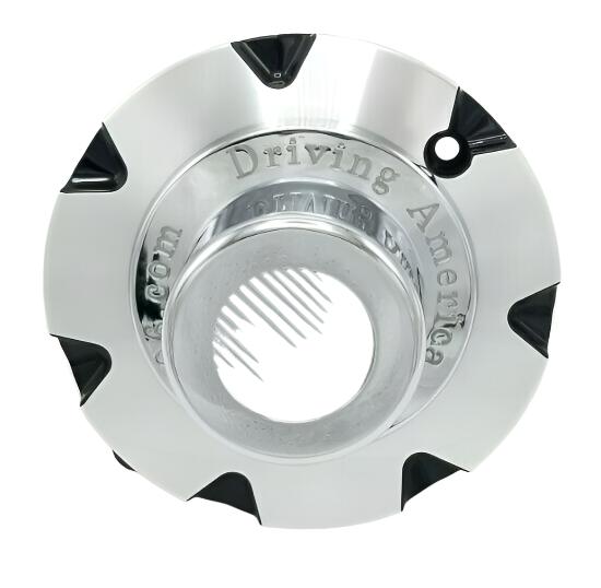 Black Series 06 Center Cap Cover 15" 7 Spoke Trailer Rim Tire Hi-Spec Wheel (90091B)