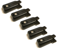 5 KEYED ALIKE Black Locking Cargo Trailer Cambar Door Latch Vise Lock Cam Bar (CBL-B-5X)