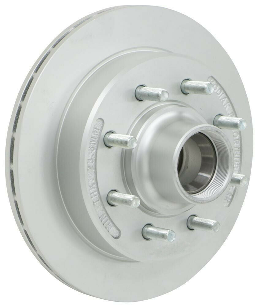 Kodiak 13" Hub and Rotor for 7000 - 8000 Boat Trailer Disc Brakes Dacromet 9/16" (ROTOR/HUB-133-8-9)