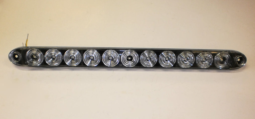 15" Amber Clear Dual Function Turn Marker Light LED Trailer TecNiq USA (T10-AC00-1)