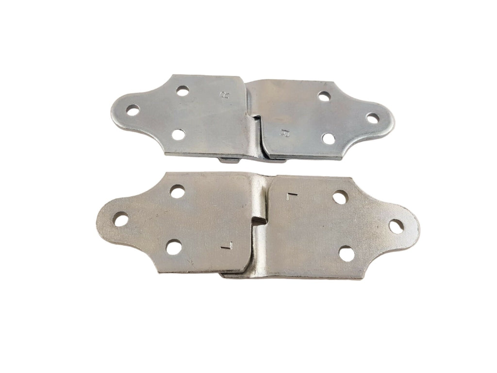 2 x Wood Side Stake Side Board Connector Brackets Trailer Truck Straight Zinc  (B2585BZ)