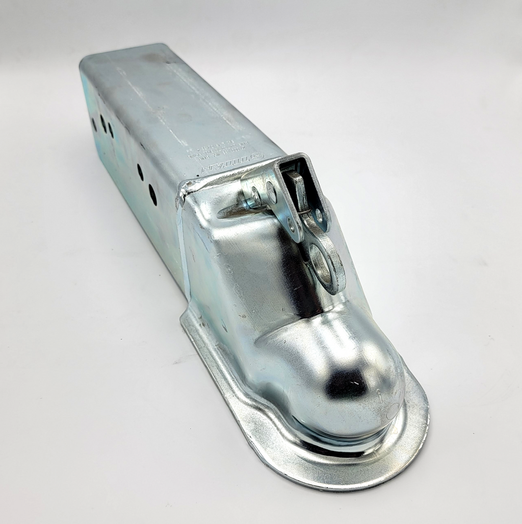Titan Straight Tongue Trailer Coupler Zinc-Plated 21K 3" Chan 2-5/16" USA Made (4853100)