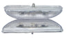 2-Amber Clear Light 1x4 LED Clearance/Marker Trailer RV (J-5765-ACK-LOTOF2)