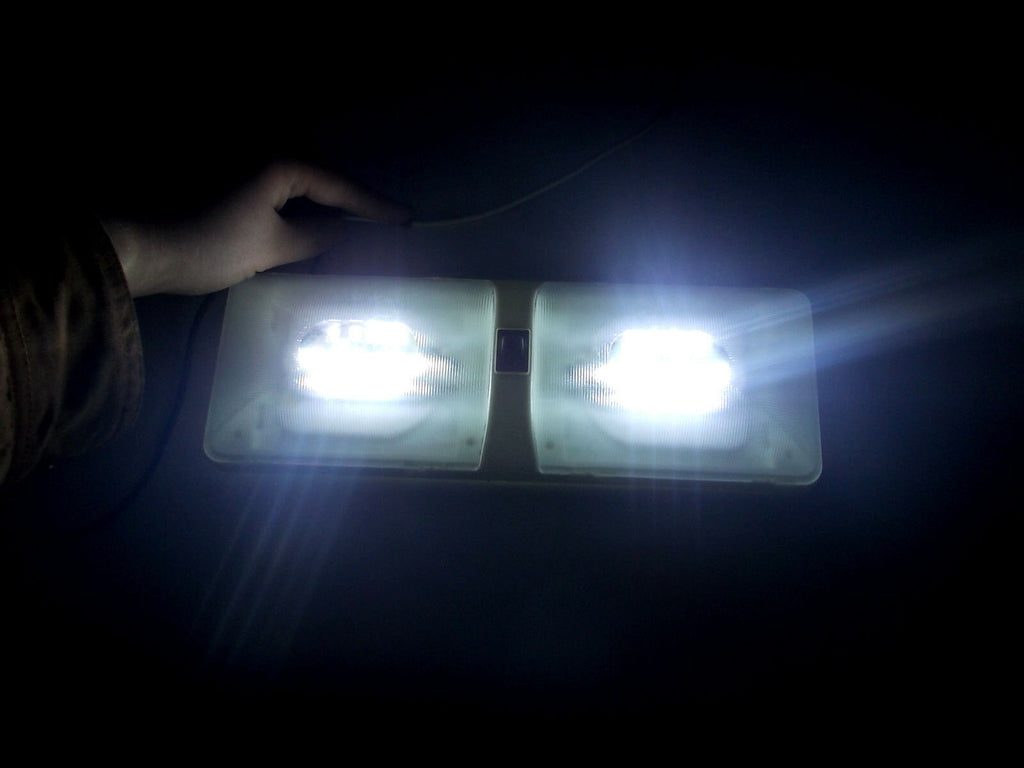 Double LED Cargo Trailer RV Camper Dome Interior Light (J-925)