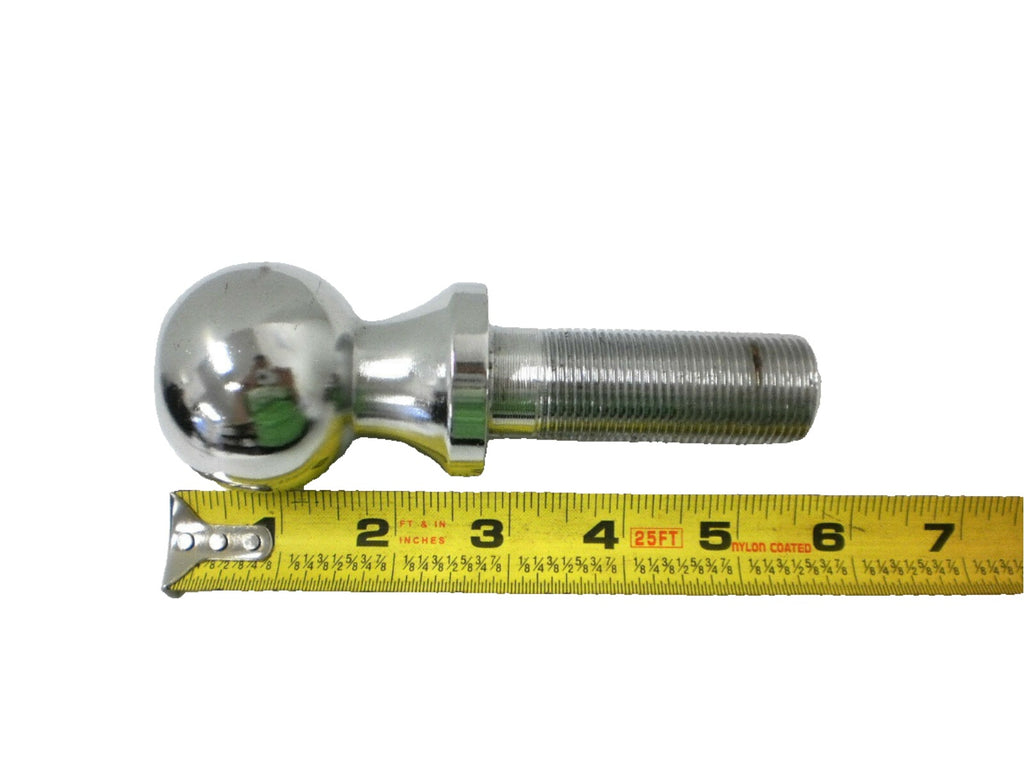 2" Chrome 10,000 Pound Trailer Hitch Ball, 1" shank! (1802007)