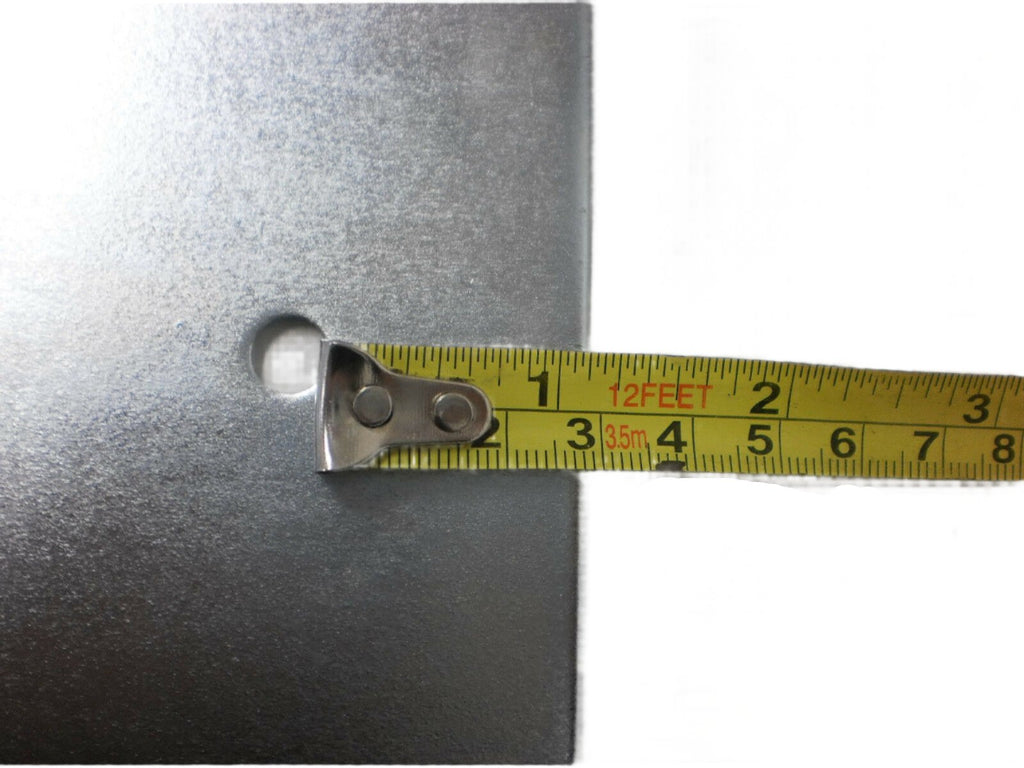 Backing Plate, Holes to fit Various Size D Rings Hooks (BP12)