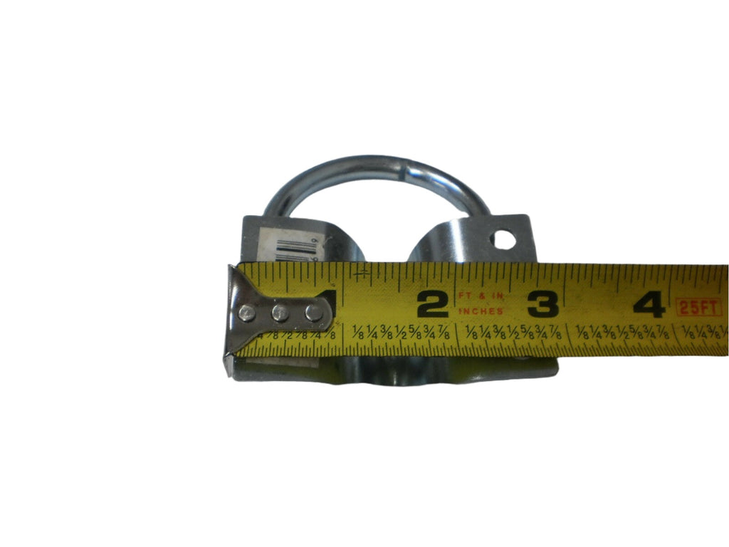 4 - Bolt on Zinc D Ring ATV Motorcycle Trailer Rope Ring Tie Down Loop (RR03-LOTOF4)