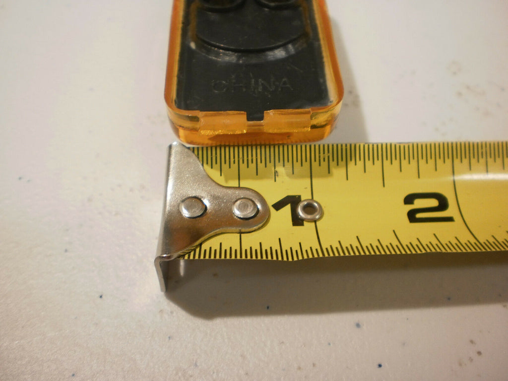 1.2 x 2.5 Amber LED Snap in Trailer Marker Light Truck Camper Horse RV Rice (J-5735-A)