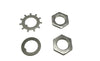 9k-10k GD 1-1/2" Spindle End Kit of Tongue, Tang, and 2 Hex Nuts. (K71-367-00-RP)