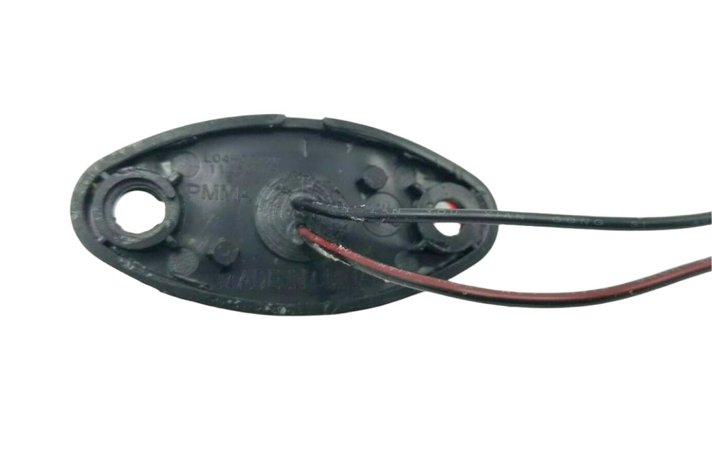 Red LED Oval Dragon's Eye 2 Diode Red Lens/Light Marker Clearance Trailer (L04-0072R)