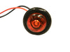 50- 3/4" Red LED Clearance Side Marker Bullet Trailer Light Truck PC Fire Eye (J-51-R-L50)