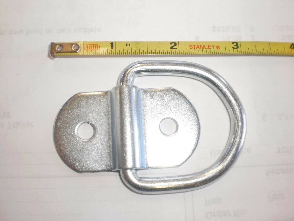 16 - 3/16" D Ring Rope Tie Down 1000# Rated Trailer ATV Snowmobile (SR10-LOTOF16)