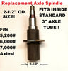 Trailer Axle Spindle #42 6000# 7000# W/ Brake flange EZ Lube hub Stub shaft Axel (SP-25042FZ-KIT)