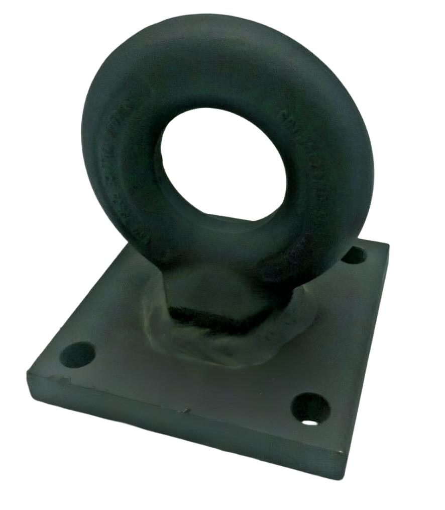 Bolt On Heavy Duty 2.5" Lunette Eye Pintle Ring Coupler 42K Rating Trailer Truck (R49A)