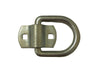 4 - 1/2" Lashing Tie down D Rings Zinc 12,000# Tractor Equipment Heavy Duty (LRB1-LOTOF4)