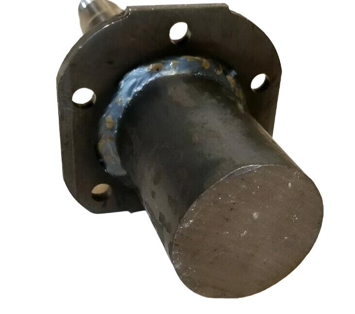 6000# Build Your Own trailer Axle Kit w/6 x 5.5 Lug Hubs FLANGED Round Spindle (BYOAK-42FZ-H655-RO)