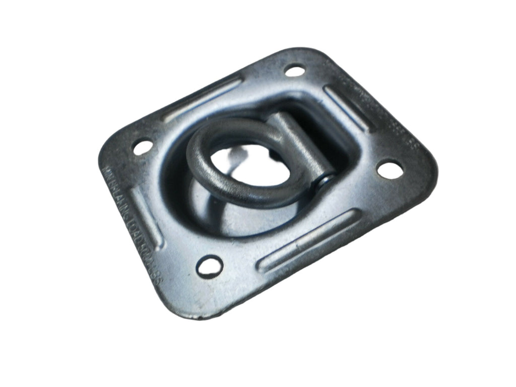 4 - 1/2" Thick Recessed 5000# D Ring Kits w/ Backing Plates & Bolts Car Trailer (RR5K-LOTOF4)