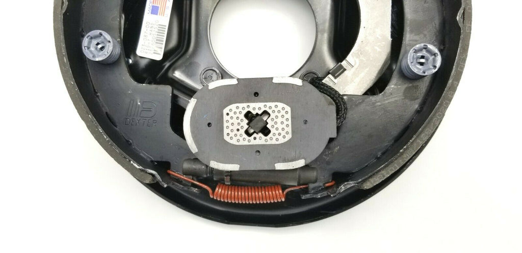 USA Dexter 10" Electric Trailer Brake Assembly w/Parking Brake ONE PAIR 3.5K (K23-087-00+K23-086-00)