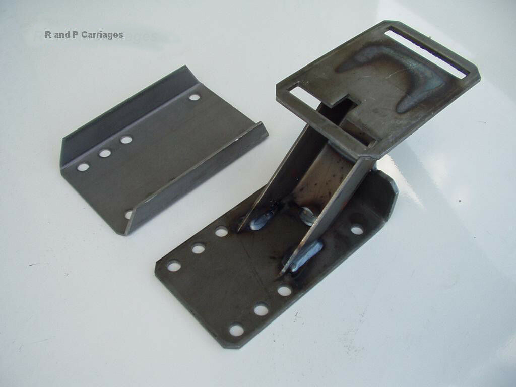 Universal Heavy Duty Spare Tire Mount fits ALL 4 & 5 Lug Trailer RV Camper Jeep (ST CARRIER + ST BRACKET)