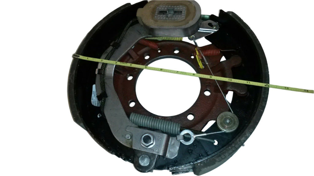 LEFT- 12-1/4"x3-3/8 Genuine Dexter Electric Brake Backing Plate 10K GD Trailer (023-450-00)