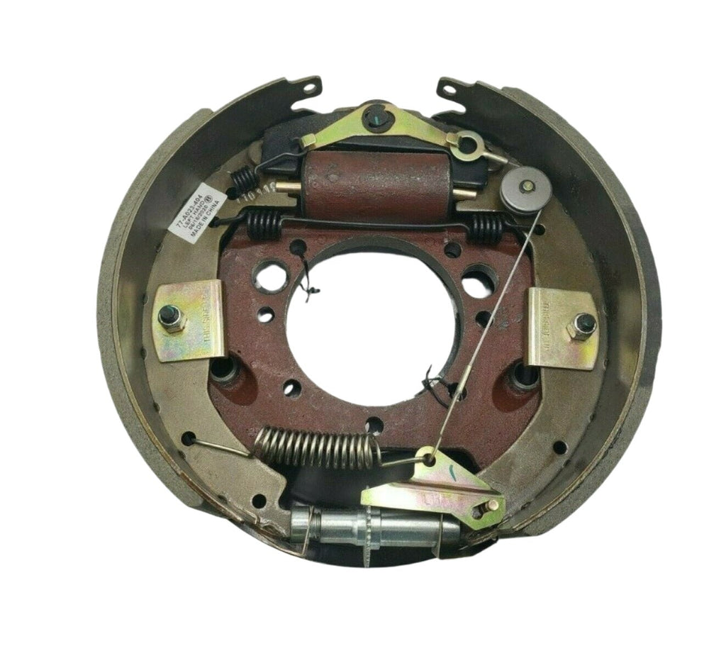 Left Hydraulic Brake Backing Plate 12-1/4 x 4 fits Dexter K23-404-00 10KHD 9-27  (77-A023-404)
