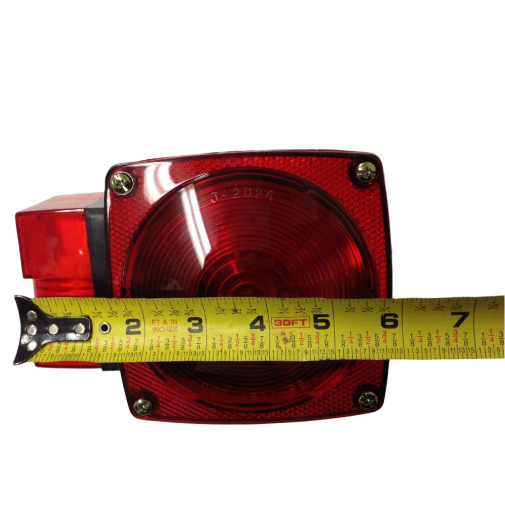 Incandescent Box Light Street Side Over 80" Red Stop Turn Tail Boat RV Camper (J-2034)