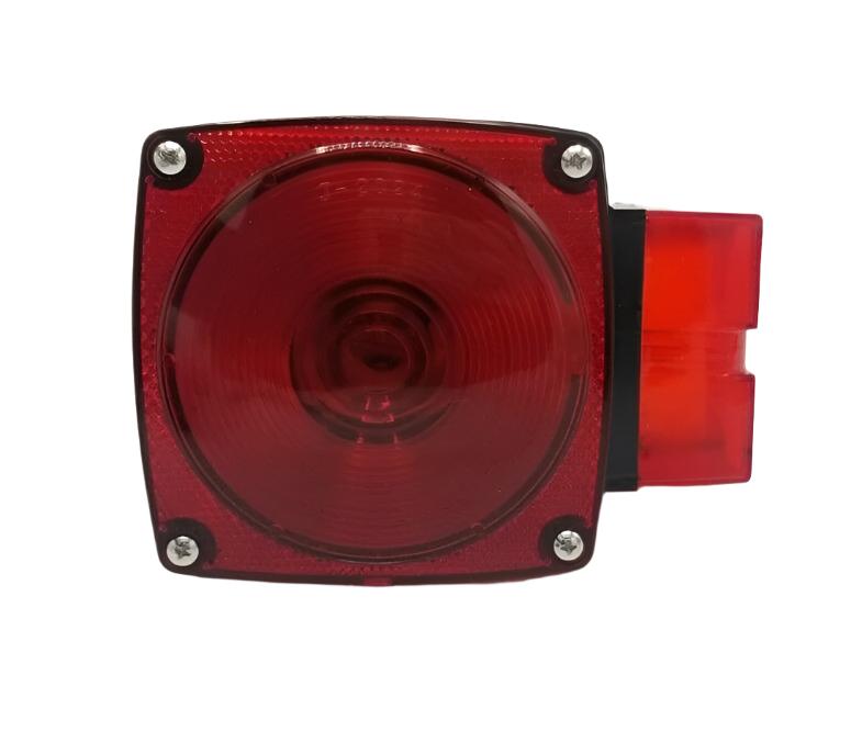 Incandescent Box Light Street Side Over 80" Red Stop Turn Tail Boat RV Camper (J-2034)