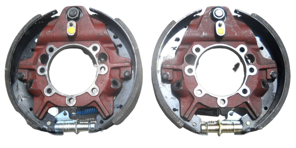12-1/4 x 3-3/8" Dexter Pair Hydraulic Brake Backing Plate Trailer 10000 10K Axle (23-410-411)