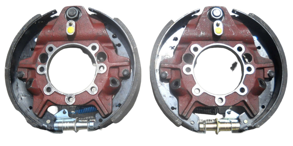 12-1/4 x 3-3/8" Dexter Pair Hydraulic Brake Backing Plate Trailer 10000 10K Axle (23-410-411)